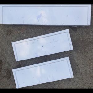 Whites floating shelves